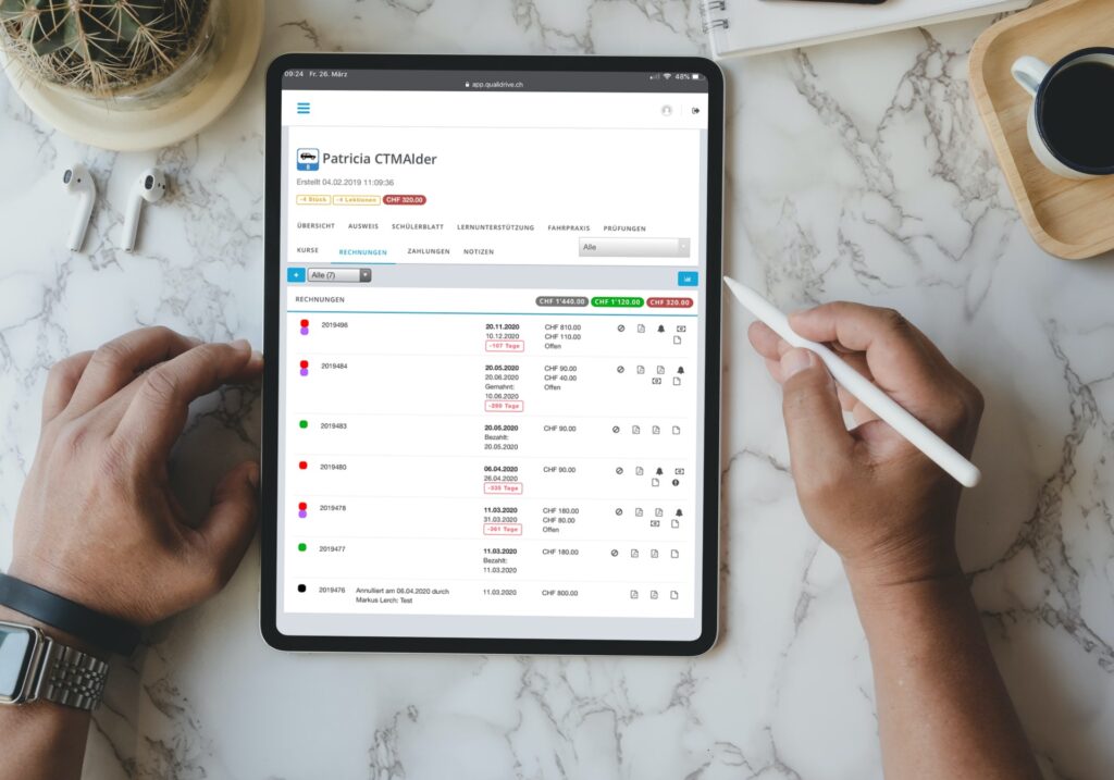 Software für Fahrschulen steigern die Effizienz in der Abrechnung markant...